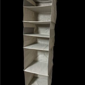 Hanging Closet Organizer in Gray